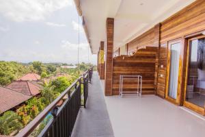 Ein Balkon oder eine Terrasse in der Unterkunft Dinatah Lembongan Villas