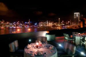 A general view of Hongkong or a view of the city taken from a szállodákat