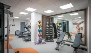 Fitness centrum a/nebo fitness zařízení v ubytování Clayton Hotel Charlemont