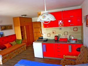Kuchyň nebo kuchyňský kout v ubytování Apartman Aradise + 13 fotografií