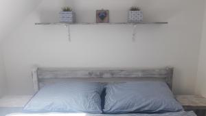 Postel nebo postele na pokoji v ubytování Ubytování Otín