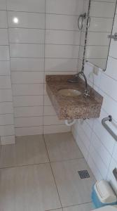 Koupelna v ubytování Hotel Maringa