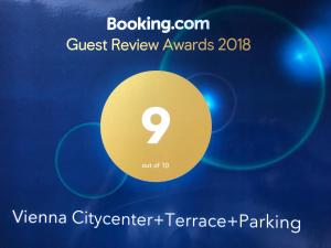 Certyfikat, podpis lub inny dokument wystawiony w obiekcie Vienna Citycenter+Terrace+Parking