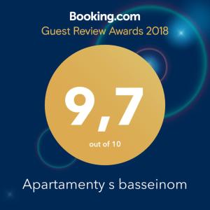 Certifikát, hodnocení, plakát nebo jiný dokument vystavený v ubytování Andolly Apartments