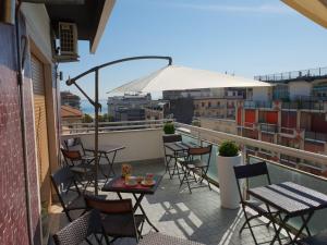 A balcony or terrace at La Dimora del Conte