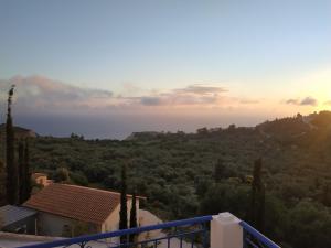 a view from the balcony of a house at Athani Summer House (Apartments 01 - 02) in Athanion