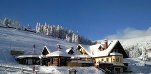 Appartements Futtertrögl during the winter