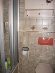Kylpyhuone majoituspaikassa Appartemant Steineberg