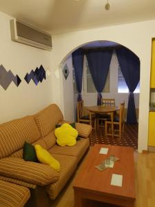 Posezení v ubytování Apartamento frente al mar
