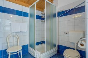 Koupelna v ubytování House Mihaela