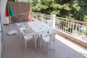 A balcony or terrace at Luca Apartments