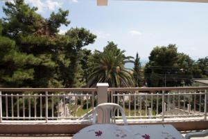 A balcony or terrace at Luca Apartments