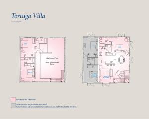 a floor plan of a villa in positanolia at Dolphin Point Villas in Key Largo