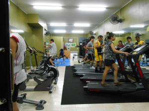Fitness centrum a/nebo fitness zařízení v ubytování MT-Room