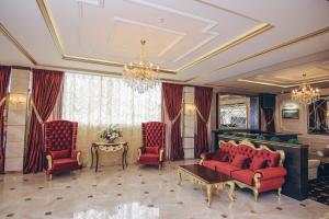 Ruang duduk di Hotel Barnaul