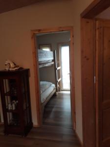 Postel nebo postele na pokoji v ubytování Old West Ranch "Urlaub auch mit Pferd möglich"