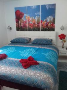 Postel nebo postele na pokoji v ubytování Apartment Voortex + 41 fotografií