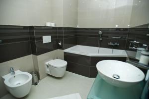 Koupelna v ubytování Košice Hotel
