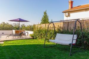 Vonkajšia záhrada v ubytovaní Villa Agneza