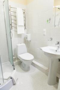 Koupelna v ubytování Raziotel Kyiv Yamska