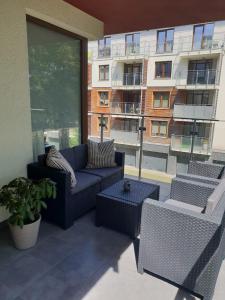 Posedenie v ubytovaní Apartament z basenem Polanki
