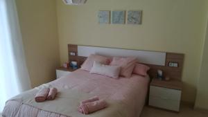Katil atau katil-katil dalam bilik di L´apartament de la Iaia +13 gambar