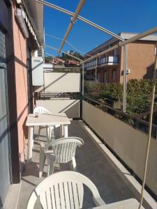 En balkon eller terrasse på Appartamento Ganzirri