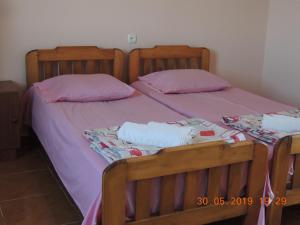 Letto o letti in una camera di Nika Inn Kobuleti