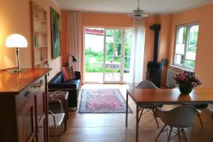 Posezení v ubytování Atelierhaus Beckmann