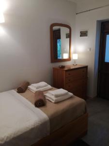 Letto o letti in una camera di House in the forest