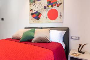 A bed or beds in a room at Cilento Suite - Vinarte B&B