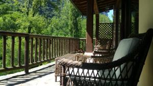 Balkón nebo terasa v ubytování LAS VILLAS DEL PONTON
