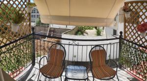 Balkón nebo terasa v ubytování La Perla Apartments