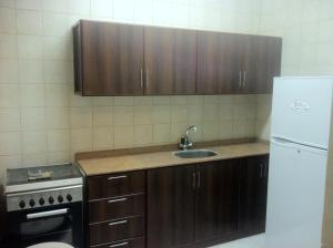 Kuhinja oz. manjša kuhinja v nastanitvi Makarim Najd Apartments 3