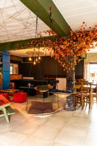 Χώρος καθιστικού στο Hostel Pioneros del Valle