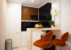 Kuchyň nebo kuchyňský kout v ubytování Luxury Apartment Mr. Perfect