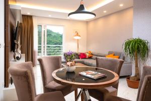 Posezení v ubytování Luxury Apartment Mr. Perfect