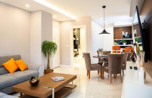 Posezení v ubytování Luxury Apartment Mr. Perfect