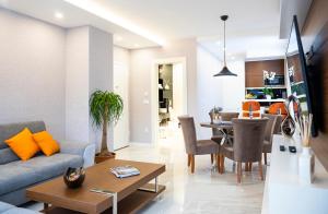 Posezení v ubytování Luxury Apartment Mr. Perfect