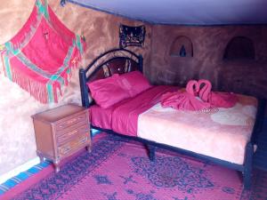 Postel nebo postele na pokoji v ubytování Camp Desert Stars