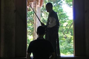 Majutusasutuse Shukubo Kansho-in Temple Sanrakuso külastajad