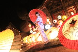 Majutusasutuse Shukubo Kansho-in Temple Sanrakuso külastajad