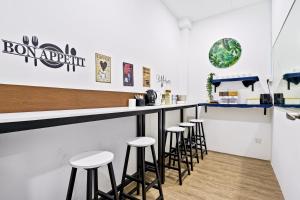 Lounge nebo bar v ubytování Rica Hotel Usj