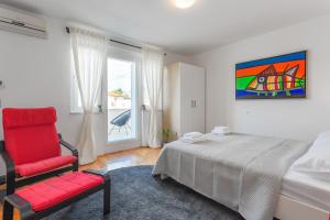 Postel nebo postele na pokoji v ubytování Central View Apartment