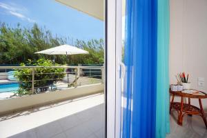 Balkón nebo terasa v ubytování Geas House Thalassa