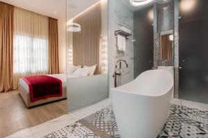 Koupelna v ubytování LETO Boutique Hotel Zugdidi