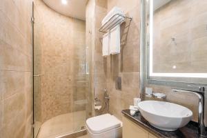 Koupelna v ubytování LETO Boutique Hotel Zugdidi