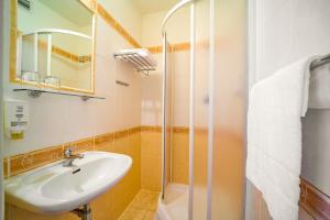 Kúpeľňa v ubytovaní Hotel Uno Prague