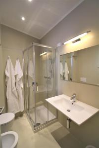 Koupelna v ubytování Hotel Marelba