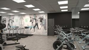 Fitness centrum a/nebo fitness zařízení v ubytování Barceló Budapest